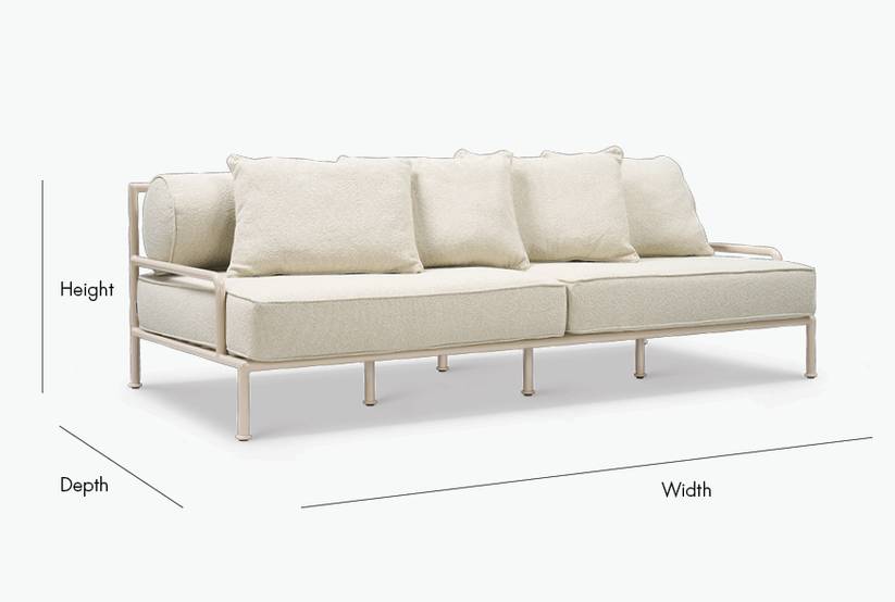 Outdoor Gloss Rowe Sofa