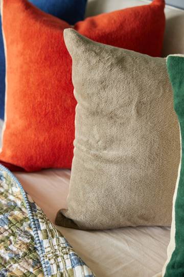 Contrast Solid Euro Pillow Covers