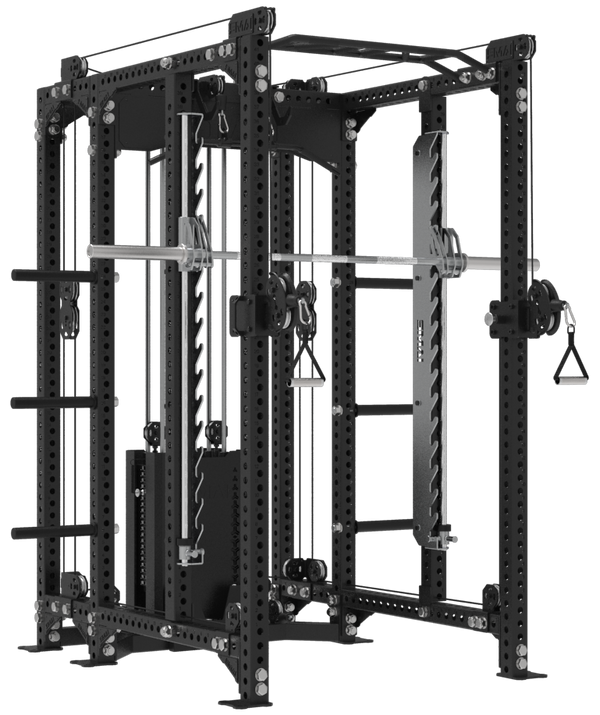 All in 1 Trainer - Power Rack with Dual Cable Stack & Smith Machine - Vanta Series