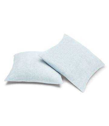 Bayside Herringbone Throw Pillow Covers