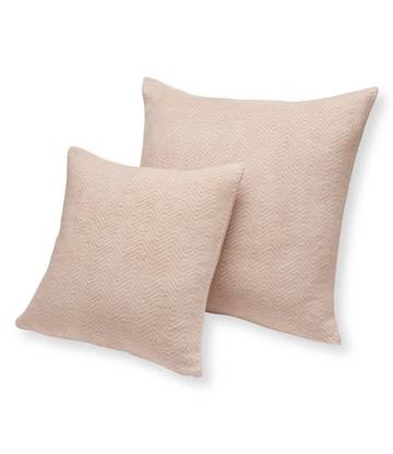 Bayside Herringbone Euro Pillow Covers