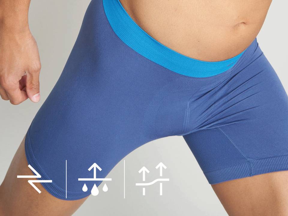 Men's Long Running Boxers - Black | runderwear™ – Runderwear.com