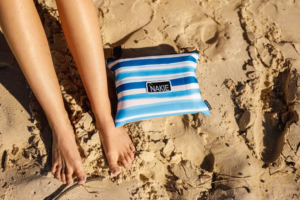 Sound of Summer Recycled Sand Free Beach Towel Made From 100