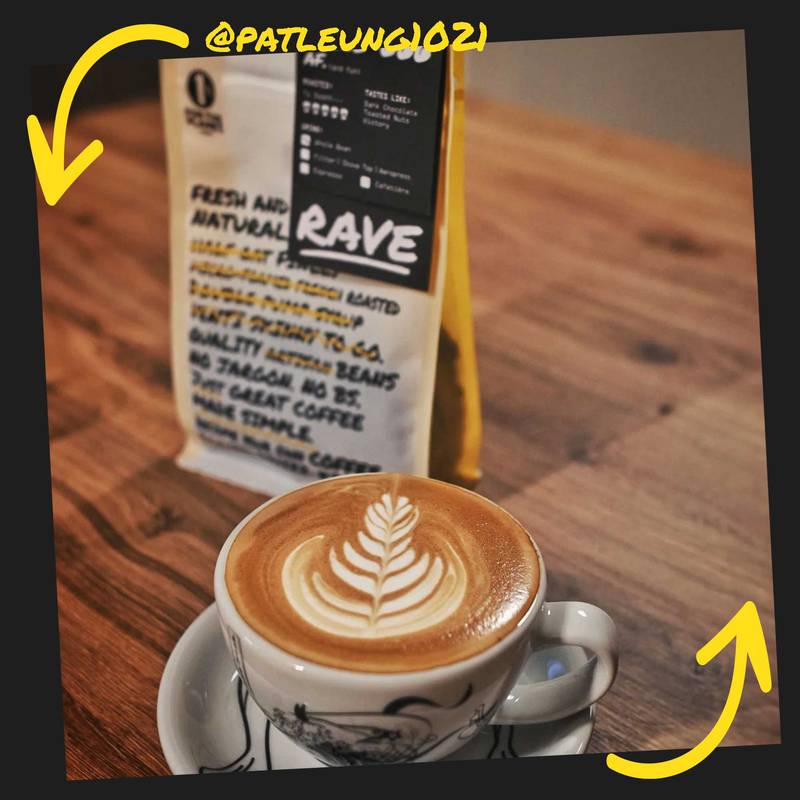 Rave Coffee - No 666 Strong AF Blend - Espresso Grind Freshly Roasted  Ground Coffee 1Kg