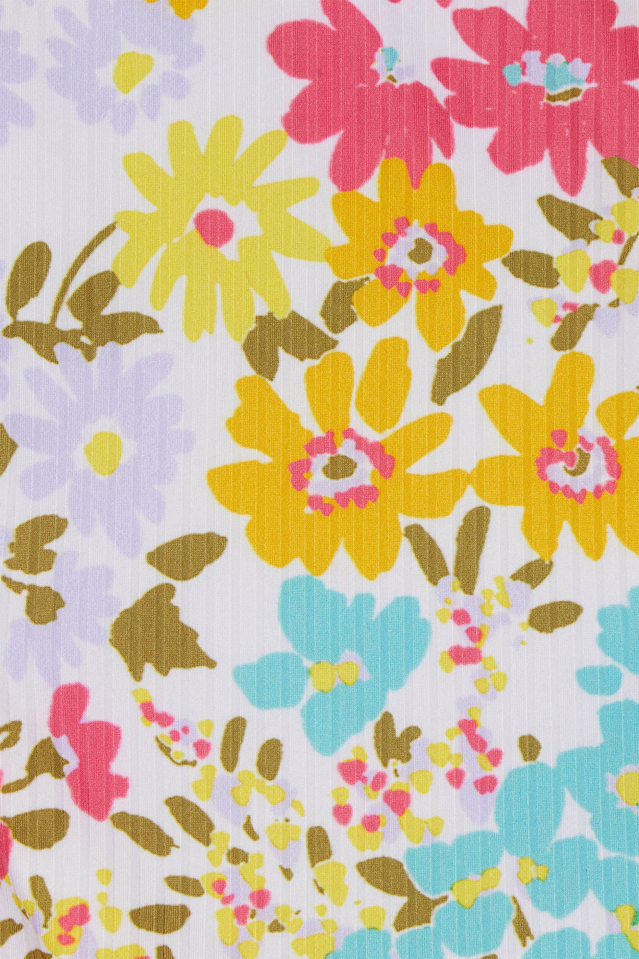 Wildflower EcoRib BT fabric swatch