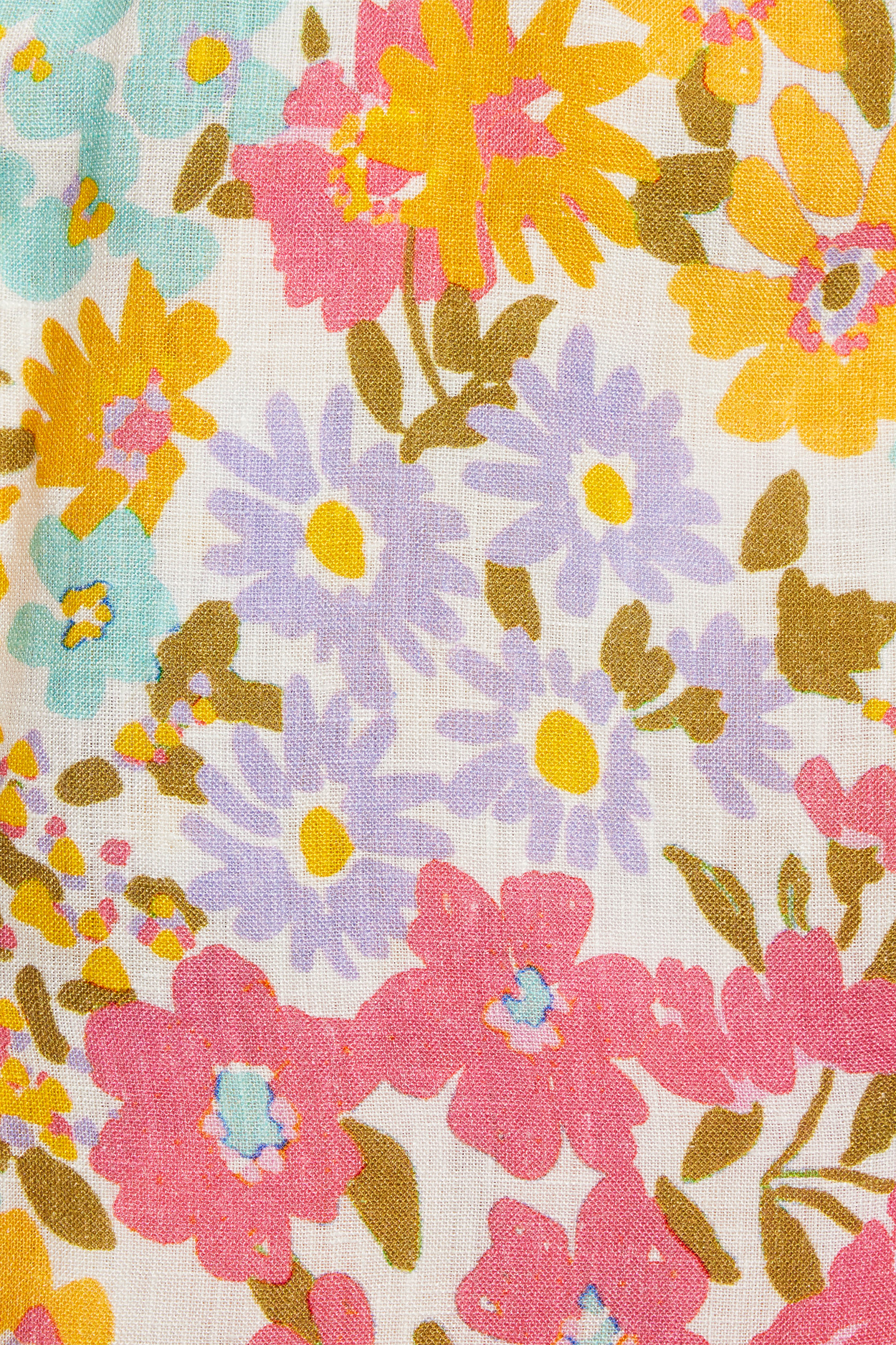 Wildflower EcoLinen fabric swatch