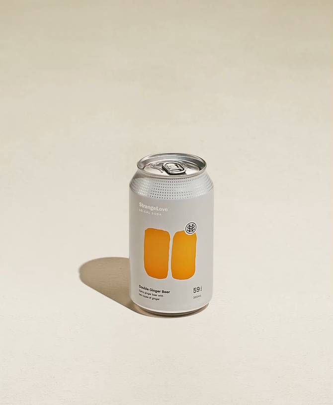 Double Ginger Lo-Cal Soda 330ml Cans x 24