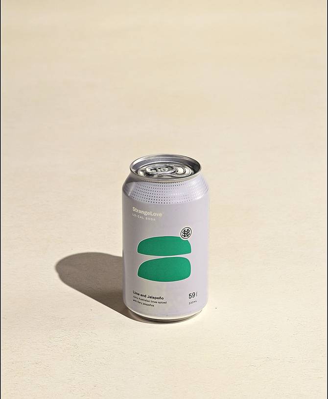 Lime & Jalapeno Lo-Cal Soda 330ml Cans x24