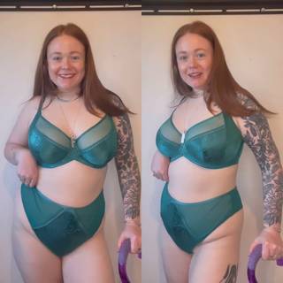 Curvy Kate Amaze Balcony Side Support Bra Verdigris as worn by @gingermusings