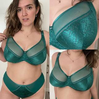 Curvy Kate Amaze Balcony Side Support Bra Verdigris as worn by @omgsewmuchbust
