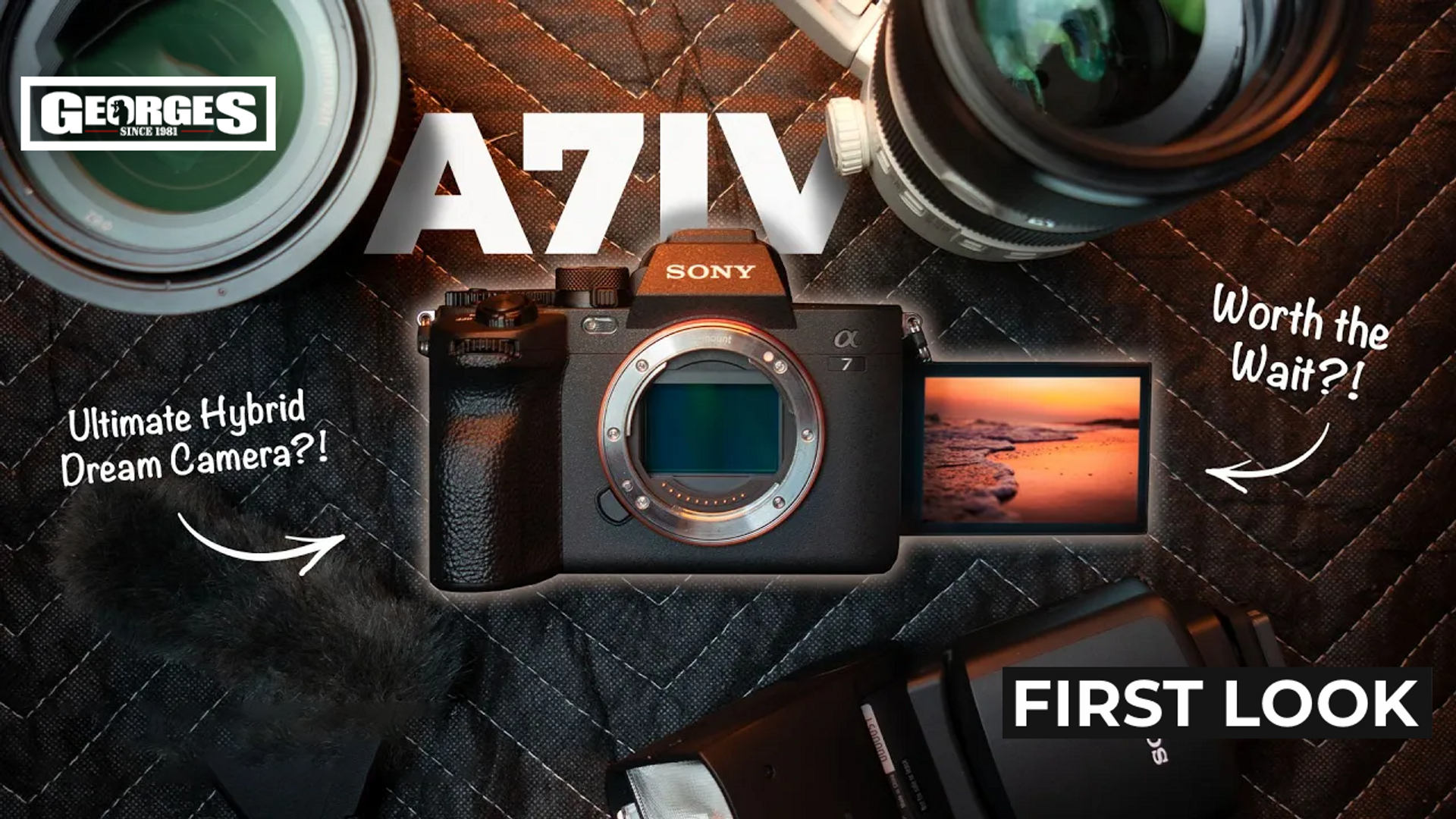 Sony a7 IV Mirrorless Digital Camera (Body Only) with Bonus Lowepro Backpack