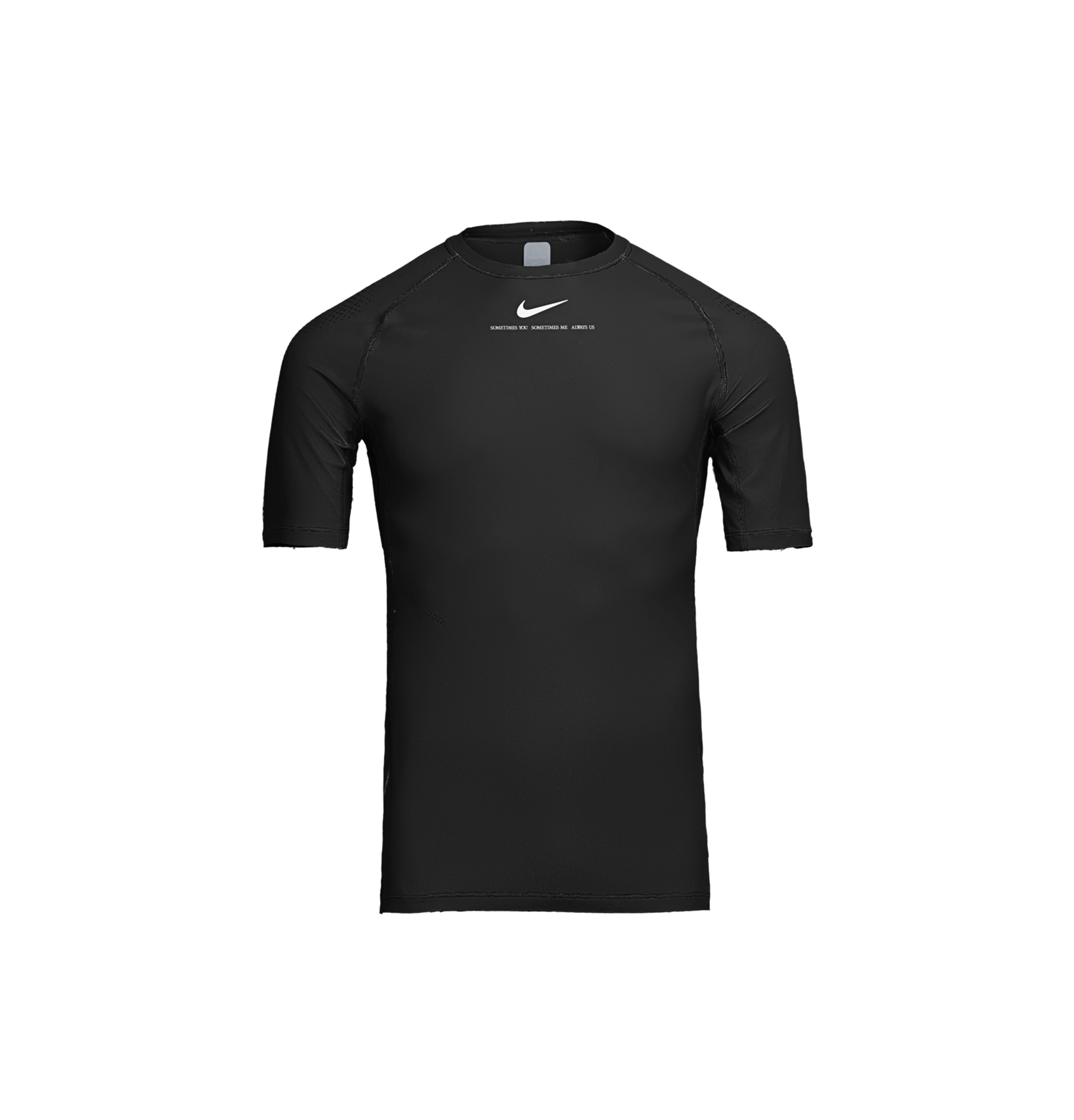 SS BASE LAYER TOP - BLACK image.