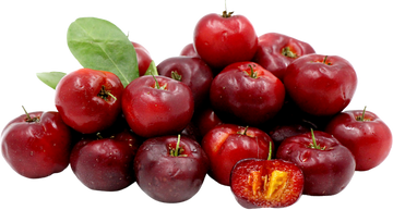 a pile of Acerola Cherries