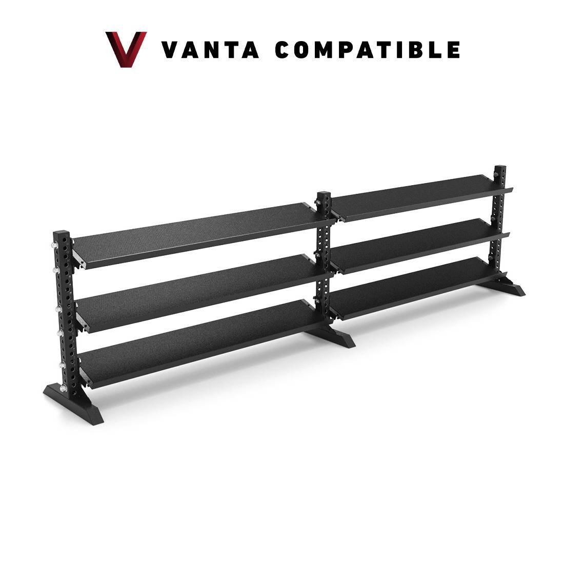 1.1m Dual Dumbbell Storage Shelf - Vanta Series