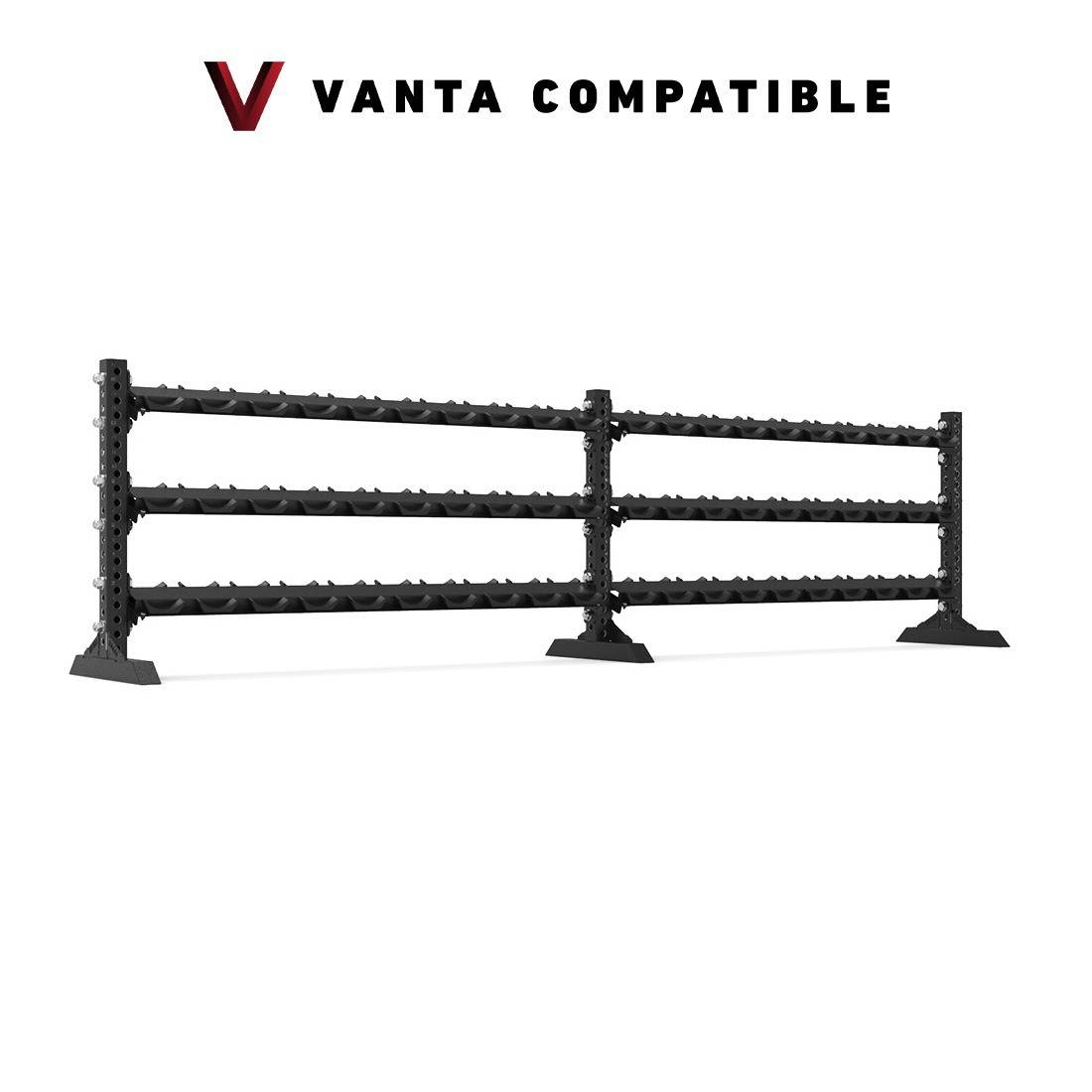 1.1m Dual Dumbbell Storage Shelf - Vanta Series