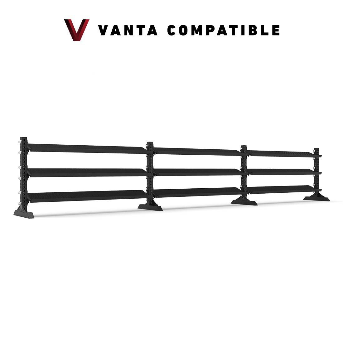 1.1m 3 Dumbbell Storage Shelf - Vanta Series