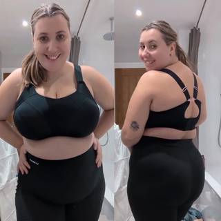 Curvy Kate Everymove Wired Multiway Sports Bra Black as worn by @suffolksupmum