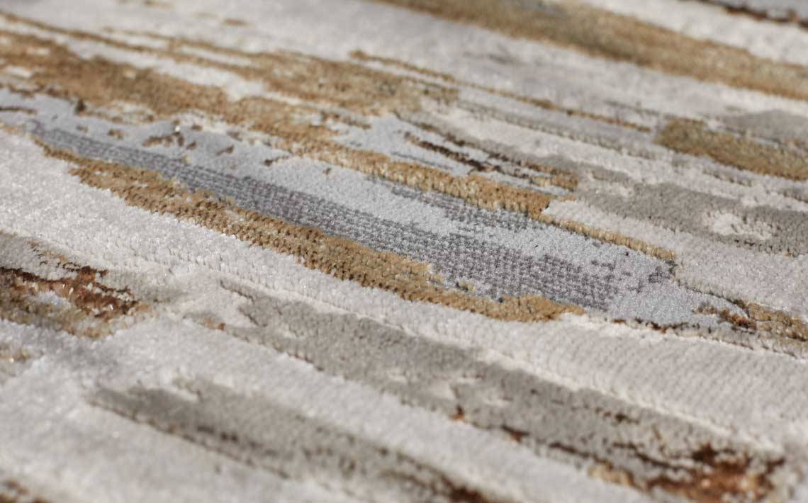 Rowan Large Easy Living Textured Rug Mixed Metallics – Danetti