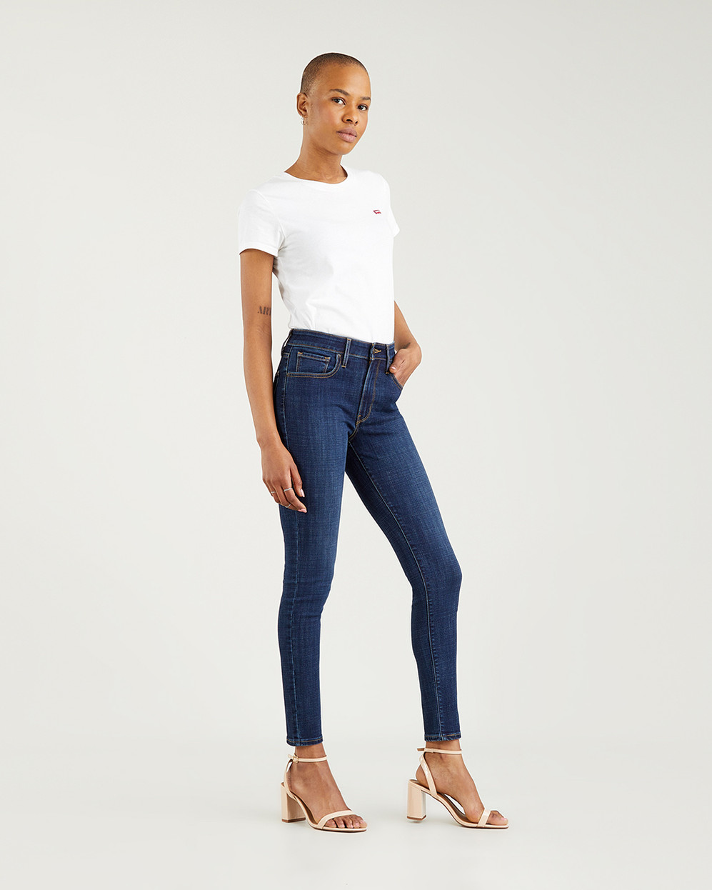 Levi's® Womens 721 High Rise Skinny Jeans - Blue Wave Rinse – JEANSTORE