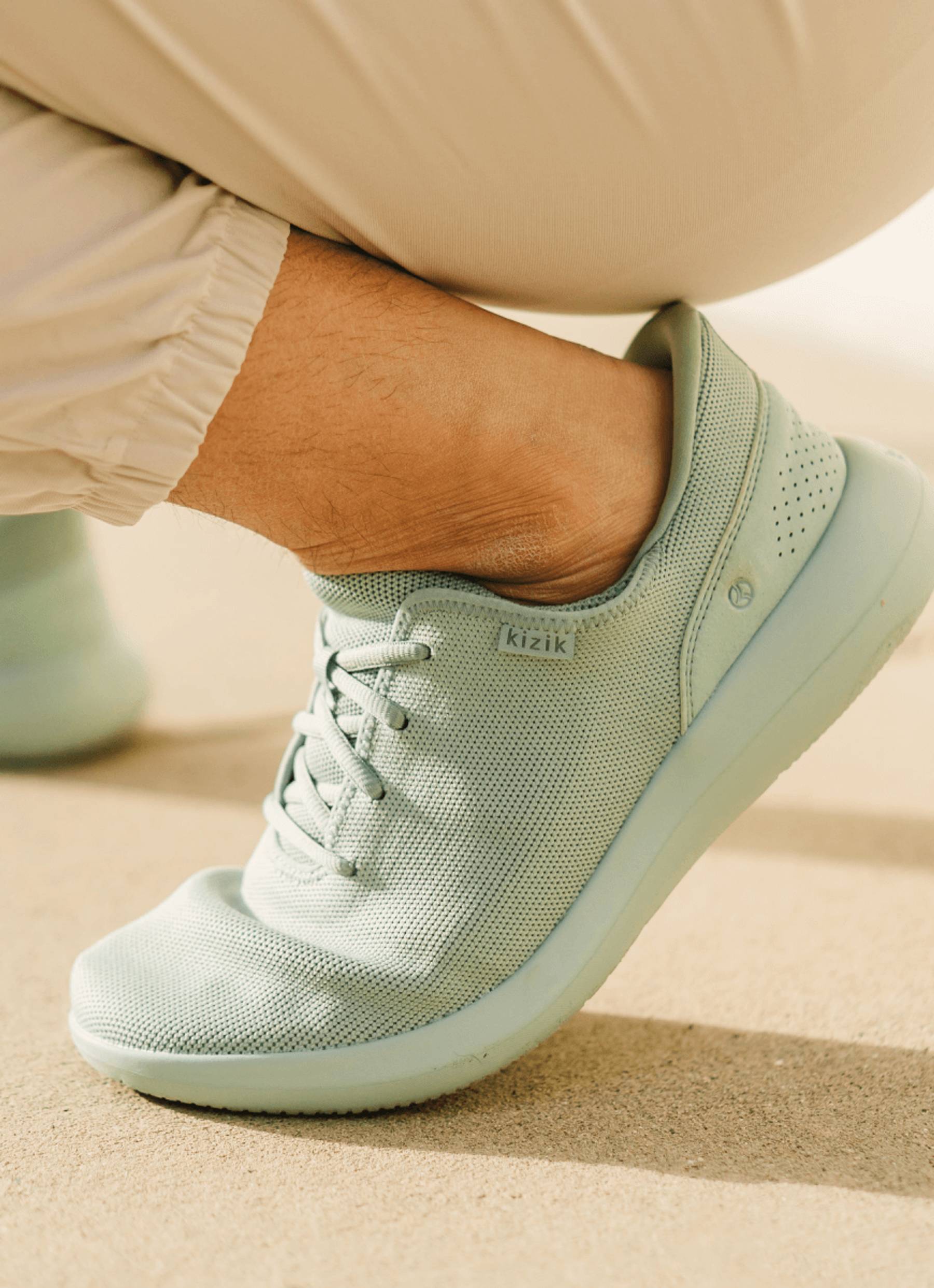 Men's Madrid Eco Knit - Sage – Kizik Men's Madrid Eco Knit - Sage – Kizik