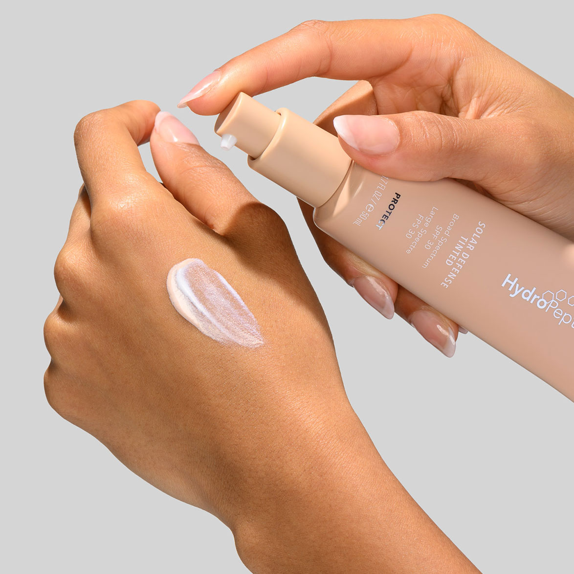 Solar Defense Tinted SPF 30 - Mineral Face Sunscreen - HydroPeptide