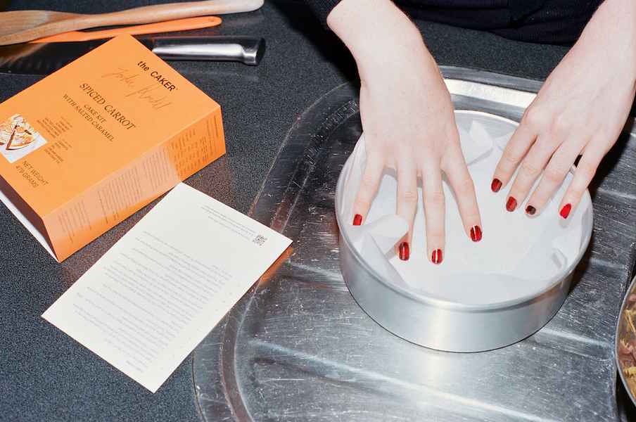 The Wonder BundleEditorial Image of person making cake
