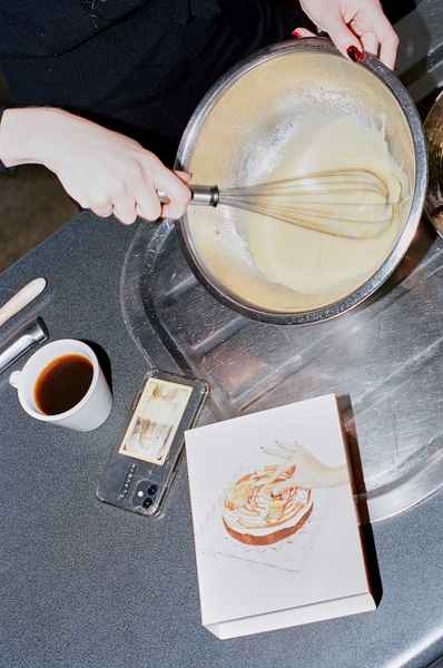 The Wonder BundleEditorial Image of person making cake