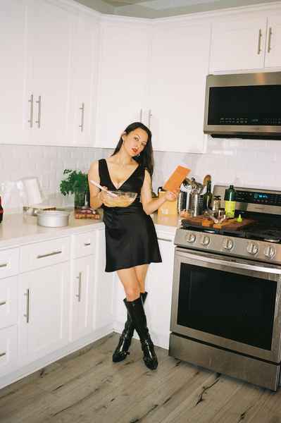 Decadence BundleEditorial Image of person making cake