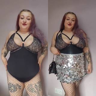 Curvy Kate Non-Stop Stretch Body Black/Pink as worn by @curvykasia