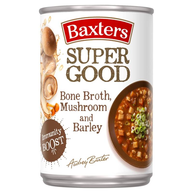 Bone Broth, Mushroom and Barley Soup