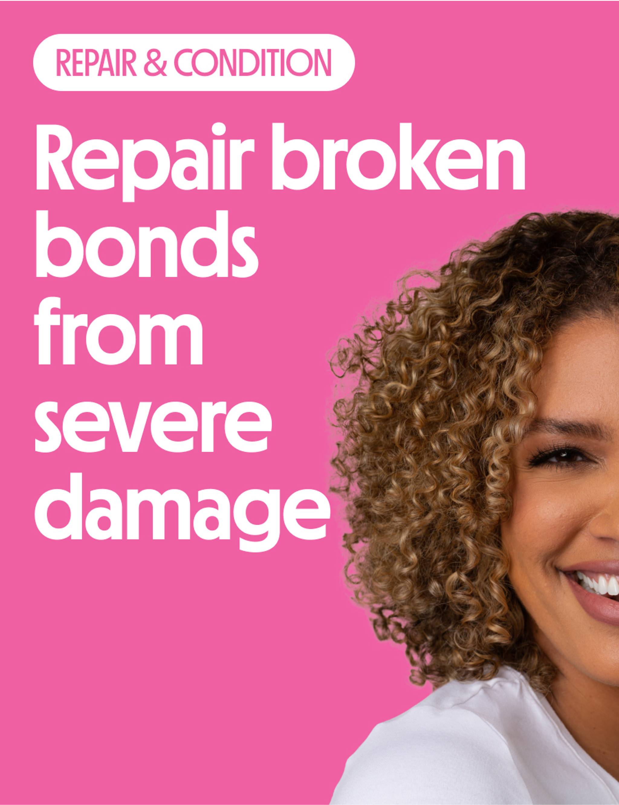 Repair broken bonds from severe damage