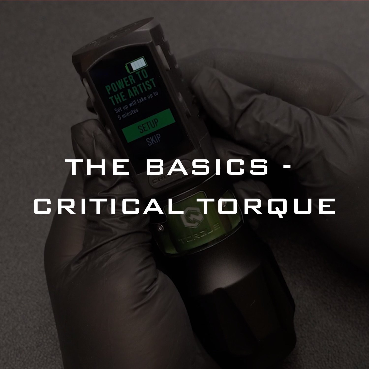 タトゥーマシン CRITICAL TORQUE 4.2mmストローク Critical Torque - 4.2mm Stroke - Machine Set - Nordic Tattoo