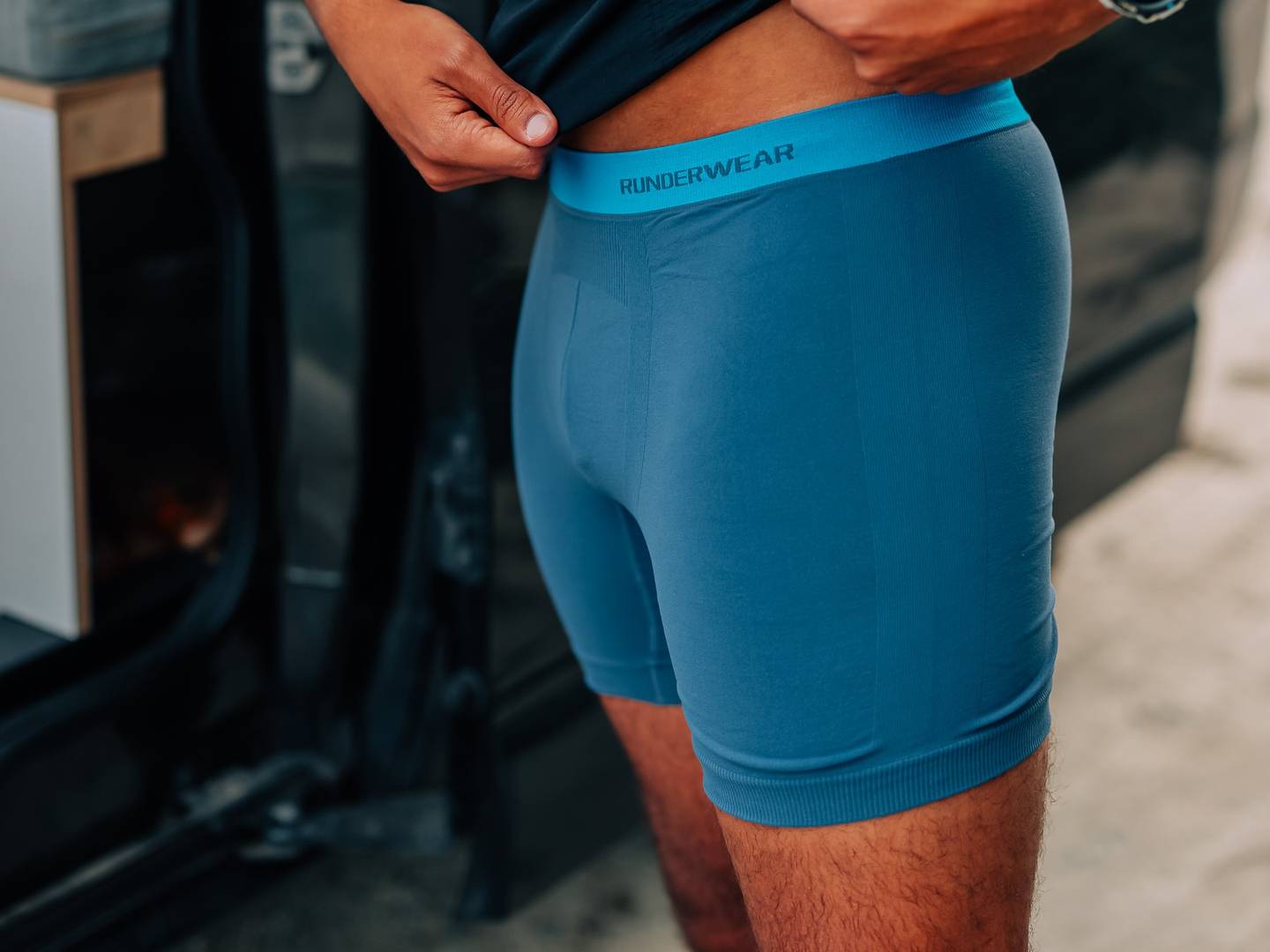 runderwear boxer shorts in blue