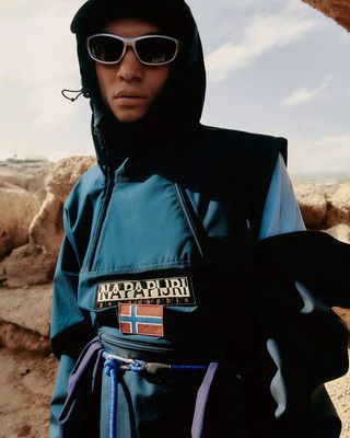 Napapijri rainforest sales winter blue marine