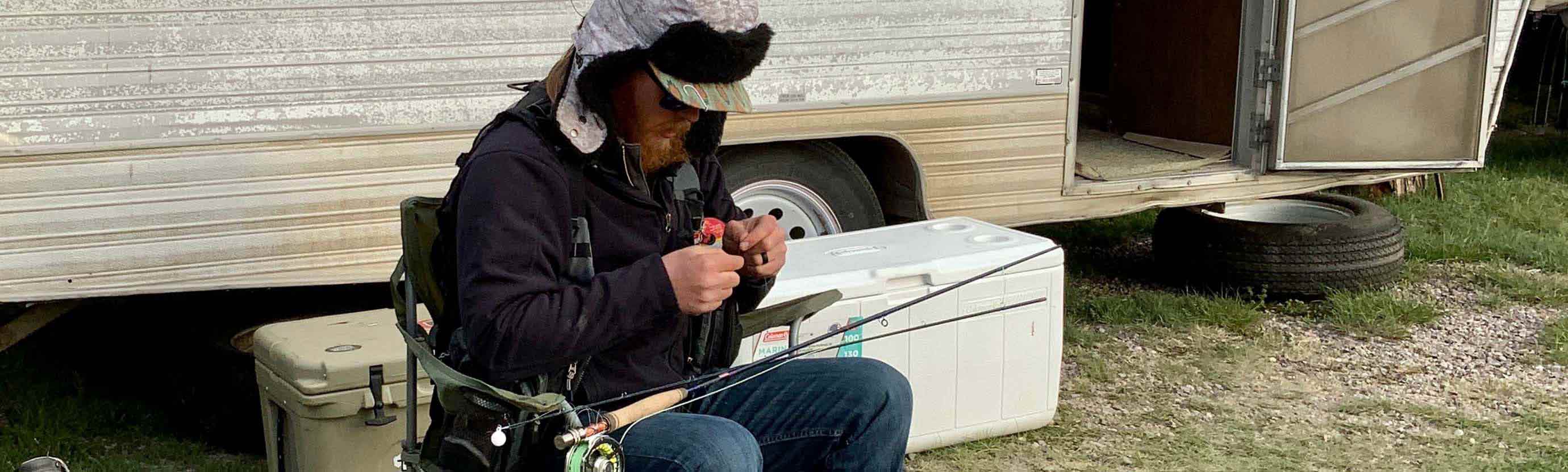 When you're the best, you need extra fly fishing supplies in case of a 