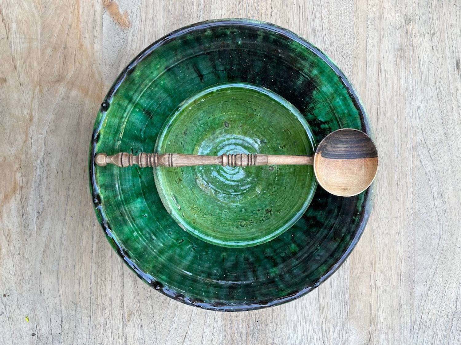 Moroccan Ceramic Serving Bowl