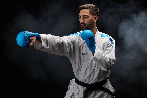 WKF Reversible Karate Uniform - 6oz Premium Kumite Gi - Inazuma RX