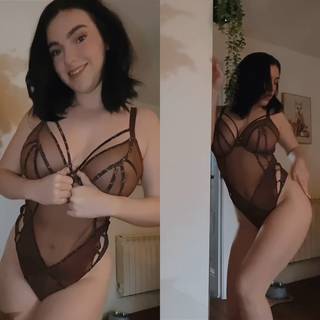 Scantilly Senses Plunge Bodysuit Leopard Brown as worn by @bettyboudoirburlesque