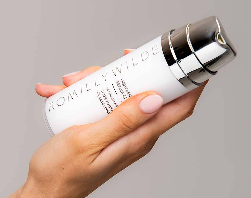 Serum Cleanser in hands