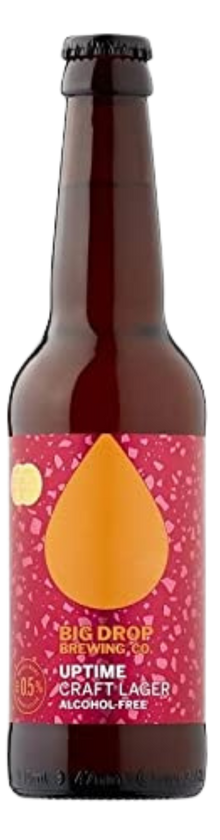 A pack image of Big Drop's Uptime Bottles Craft Lager