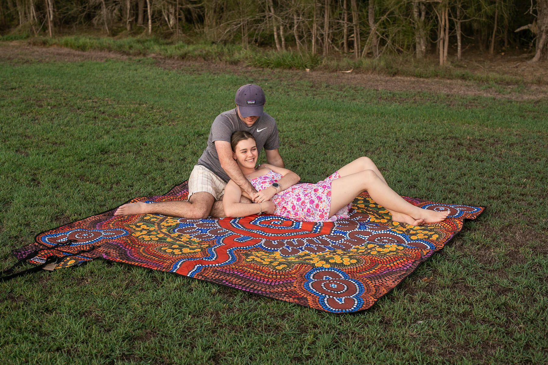 Rubber picnic best sale blanket