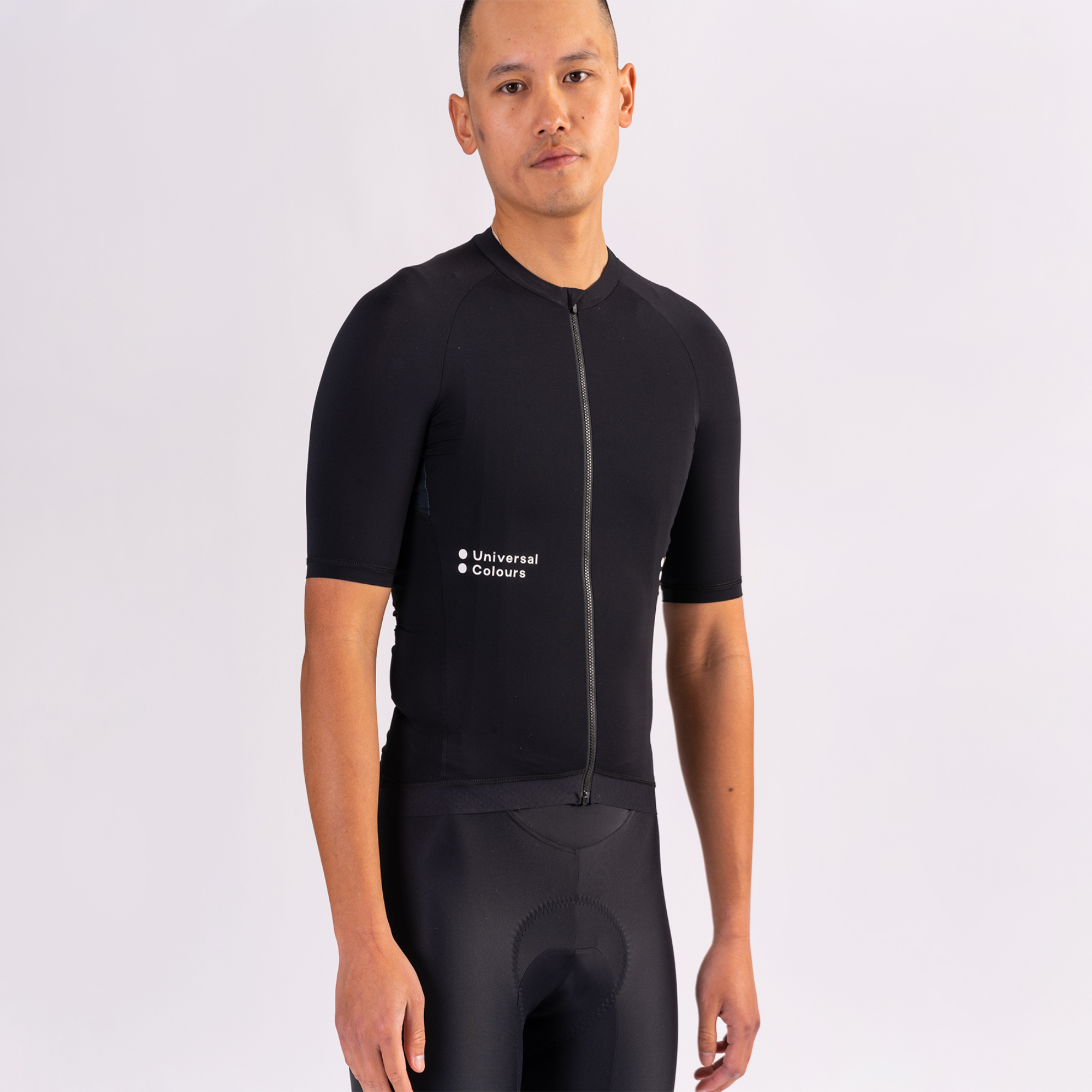 Men's Mono Short Sleeve Jersey -  Black
