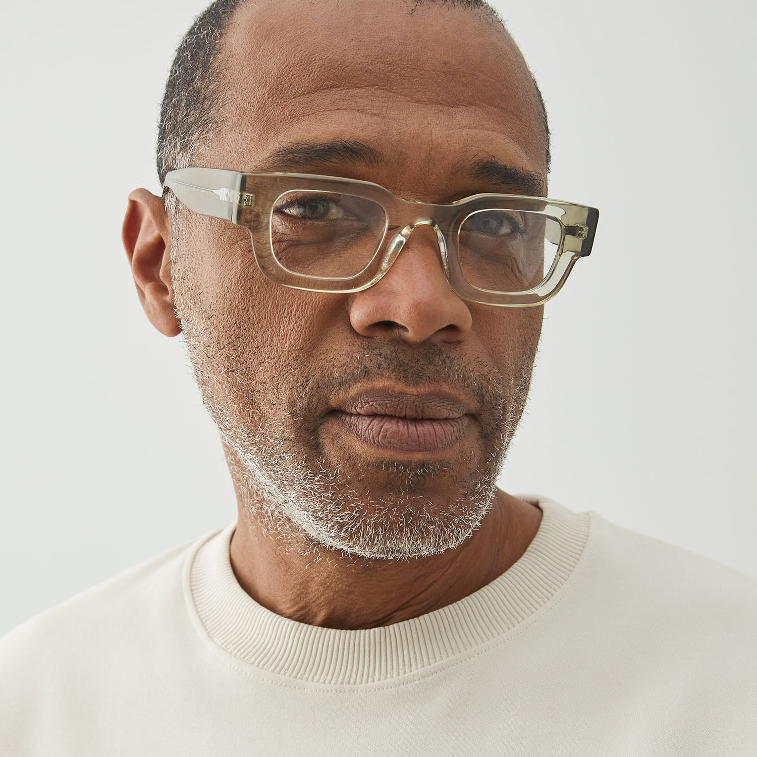 Photo of a man or woman wearing Valentin Blue Light Brown Blue Light Glasses by French Kiwis