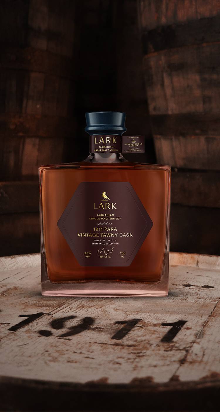 LARK Single Malt finished in 1911 Para Vintage Tawny Cask