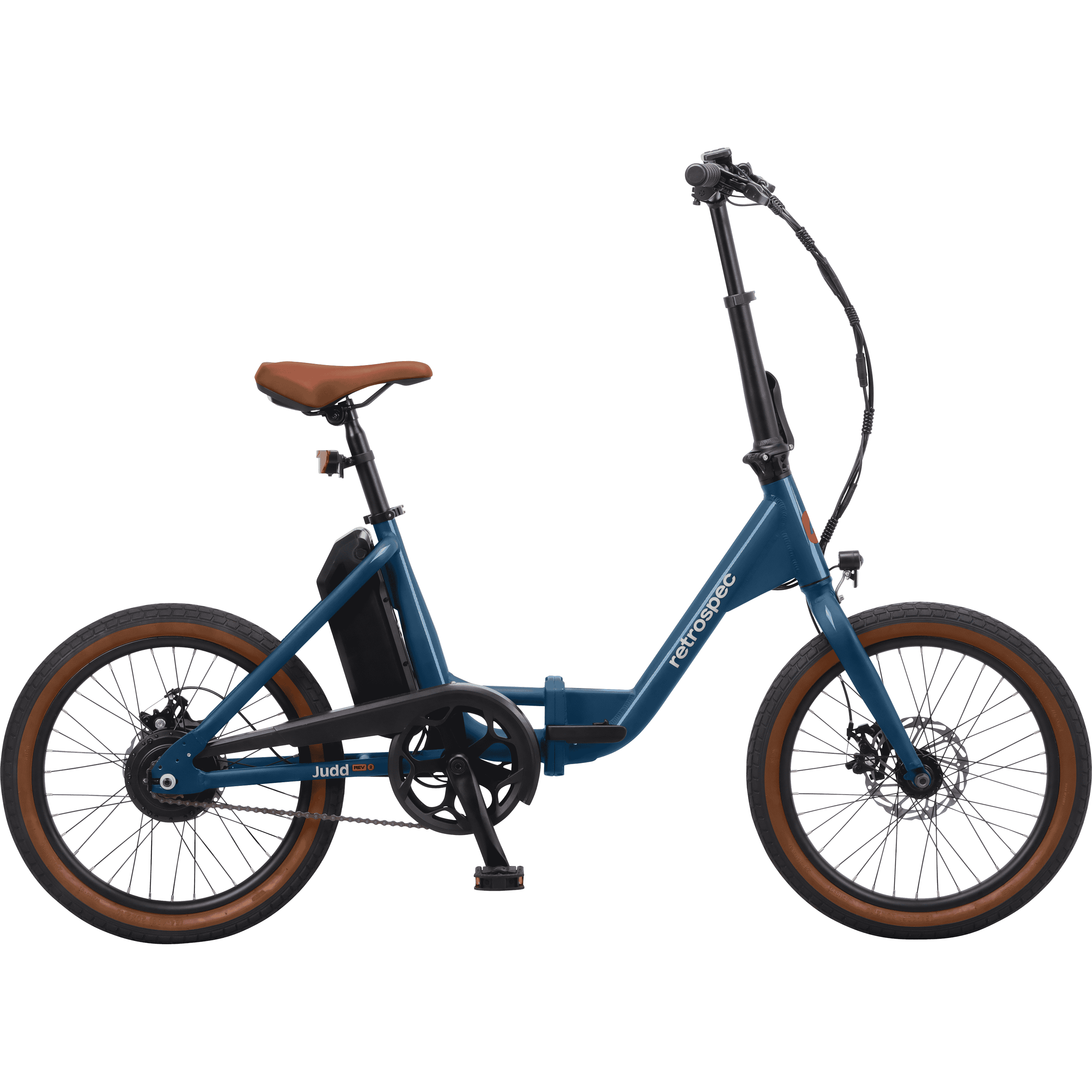 Judd Rev 2 Folding Electric Bike with no background.