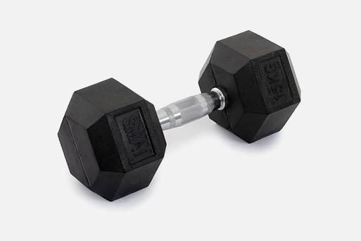 Rubber Hex Dumbbells Classic (Pair)