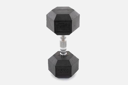 Rubber Hex Dumbbells Classic (Pair)