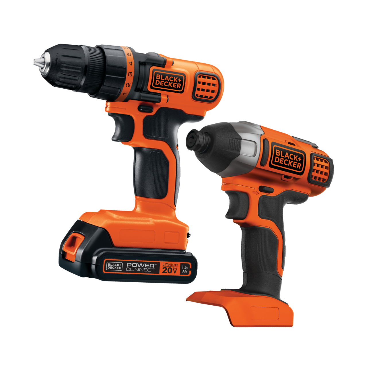 20 volt max lithium ion combo kit with drill/driver and impact driver
