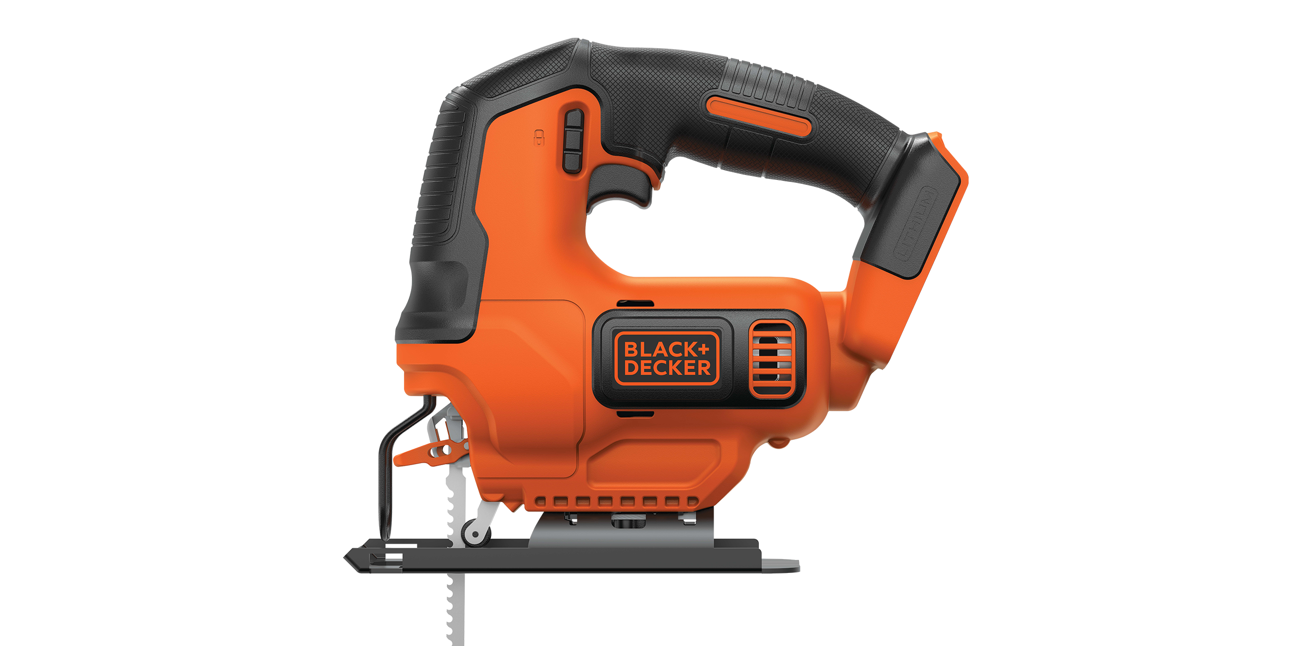 Side profile of a 20V Max Powerconnect Cordless Jig Saw (Tool Only)