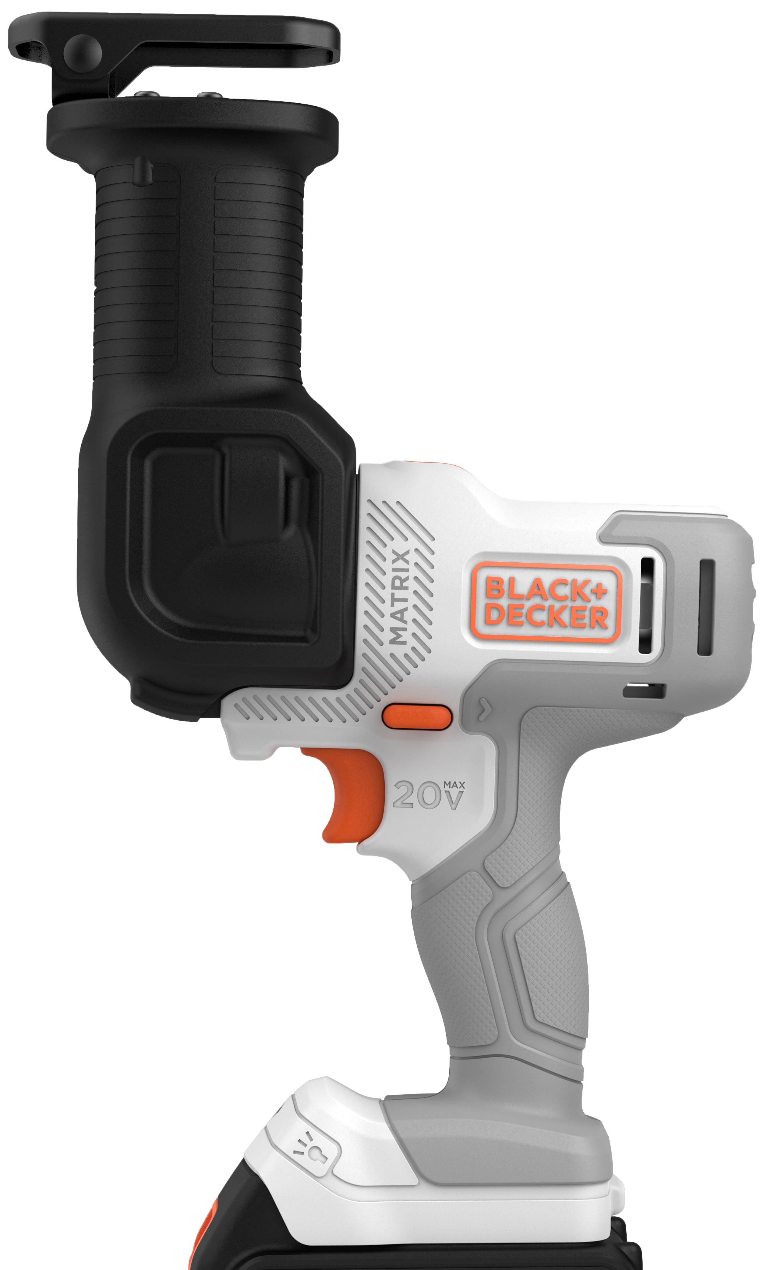 Black and Decker MATRIX Reciprocating Saw Accessory on a Cordless Drill